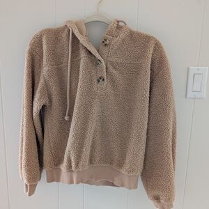 Anthropologie Taupe Cowl Neck Sweater